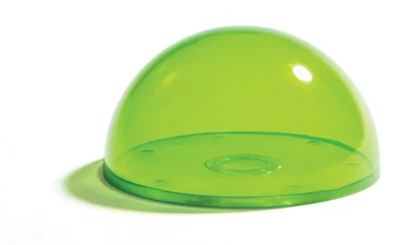 Průhledná barevná geometrická tělesa