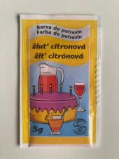 Žluté práškové potravinářské barvivo, 5 g