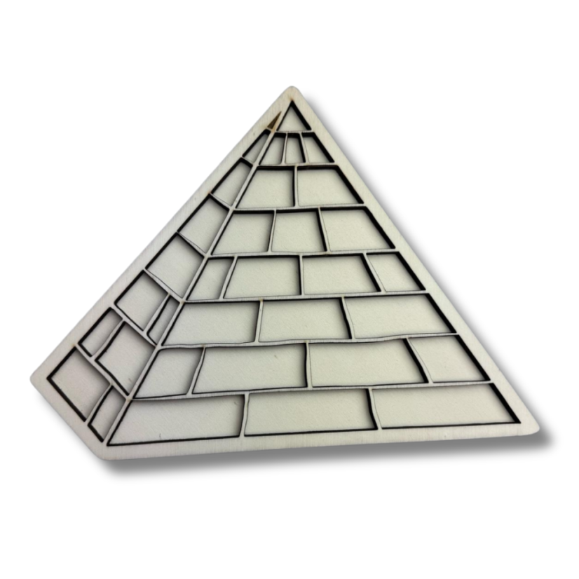 Pyramida - dřevěný tác