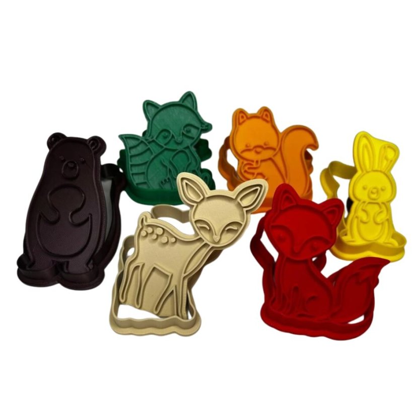 Sada tvořítek - Zvířátka z lesa (6ks)