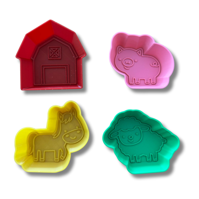 Bábovičky - Na farmě (4ks)