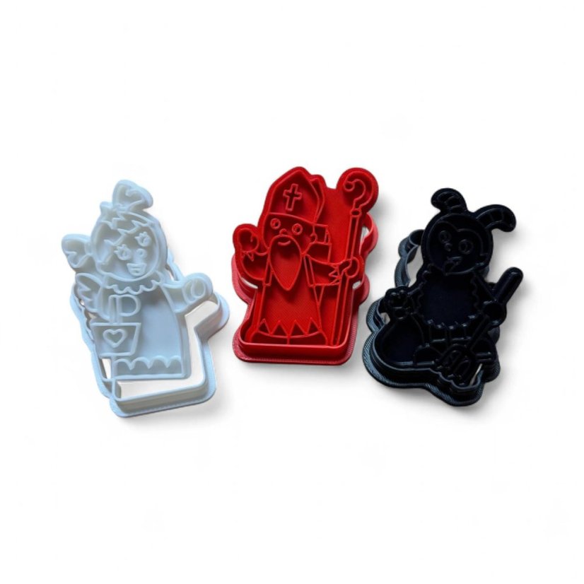 Sada tvořítek - Čert, Anděl a Mikuláš (3ks)