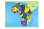 Puzzle - mapa Afrika - bez rámečku