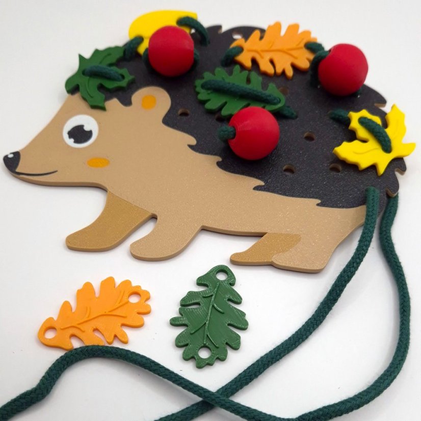 Navlík - Ježek + korálky