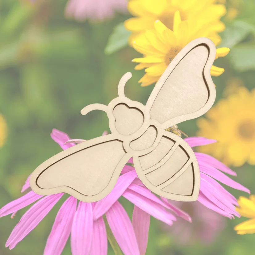 Včelka - dřevěný tác