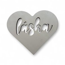 Odřezek z tácku láska - srdíčko k dotvoření