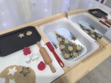 Vánoční strom - Voděodolná podložka do trofast boxu