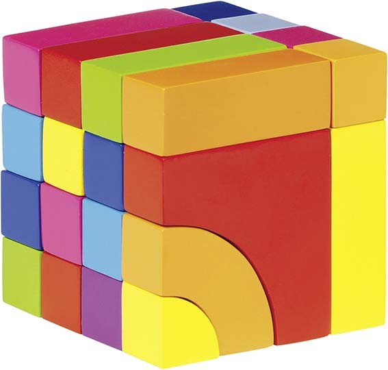 Stavební kostky a skládačka v jednom