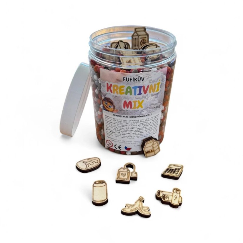 Kreativní mix - Třídění odpadu - rozšíření + 12 dřevěných odpadků