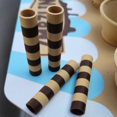 Dekorace na zmrzlinu - trubičky 4ks