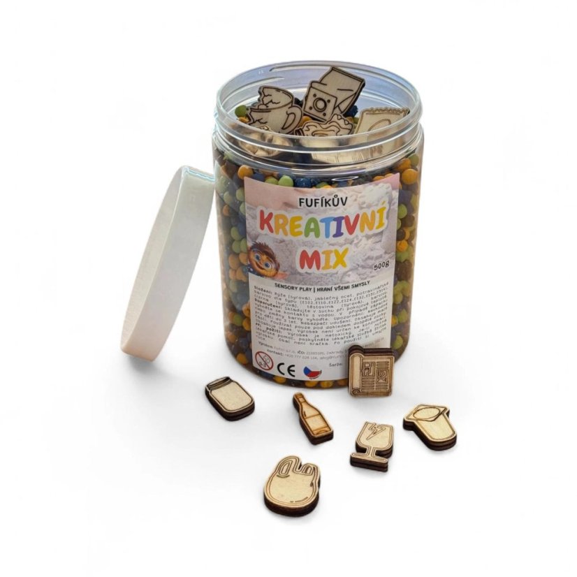 Kreativní mix - Třídění odpadu - základní + 12 dřevěných odpadků