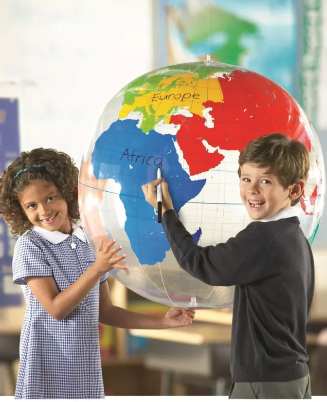 Velký nafukovací globus (popisovací)