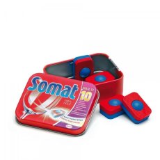 Tablety do myčky Somat v plechové dóze