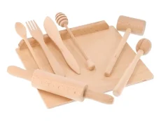 Dřevěná kuchyňská sada pro děti