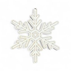 Omalovánka - Sněhová vločka