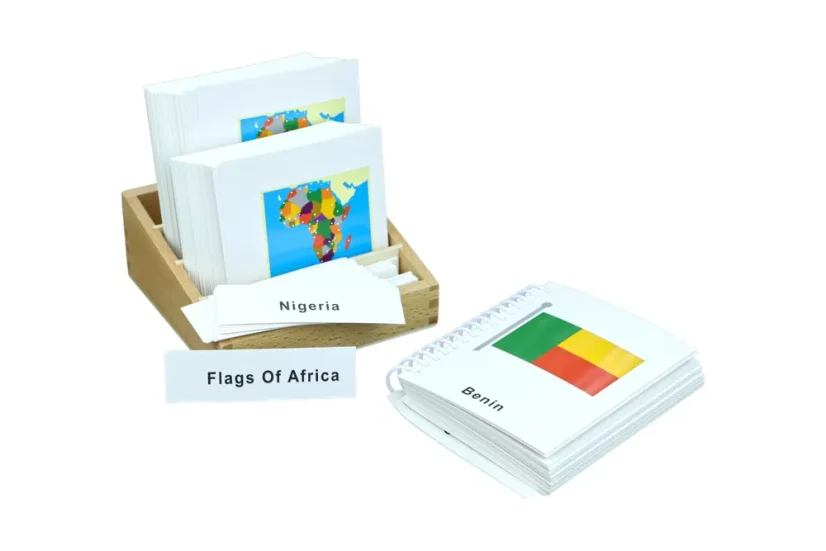 Vlajky Afriky - třísložkové karty