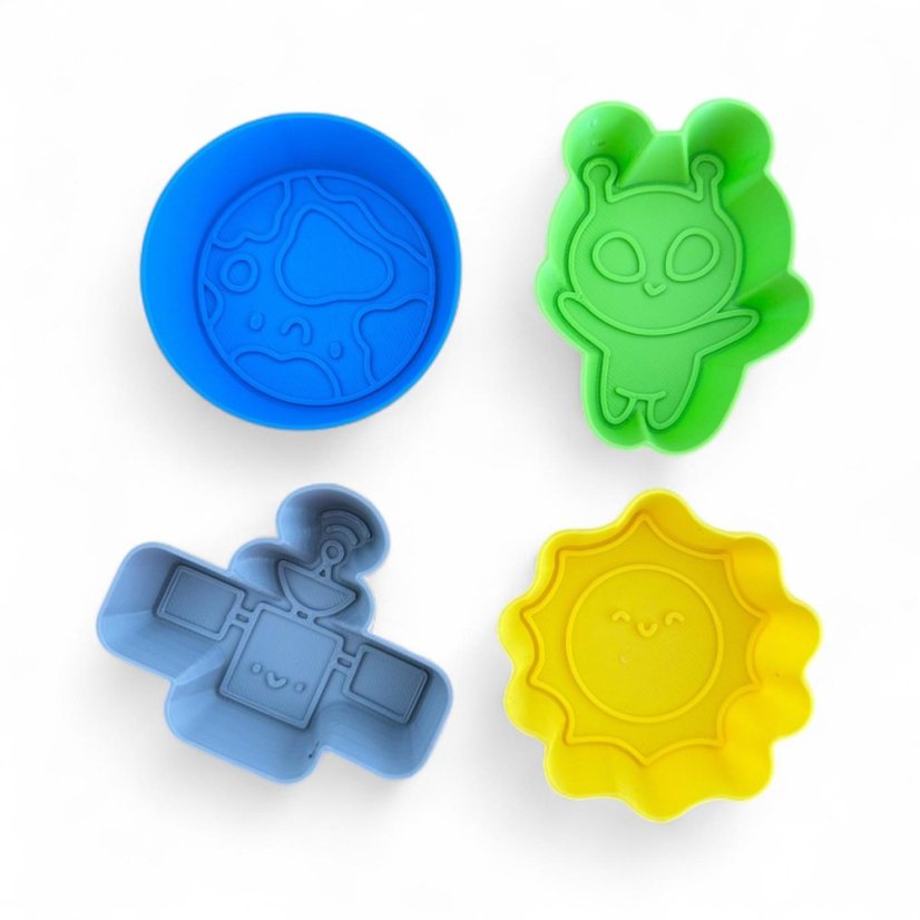 Bábovičky - Vesmír (4ks)