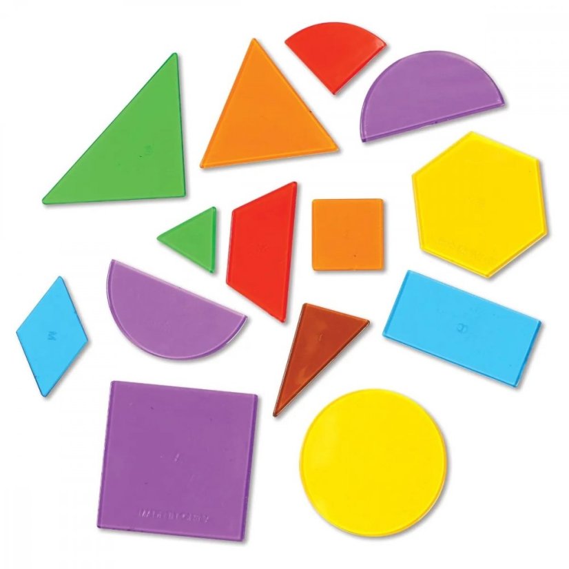 Průsvitné geometrické tvary