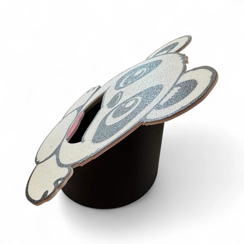 Tubus pro krmíka / papouna - zkosený - Barva: Černá