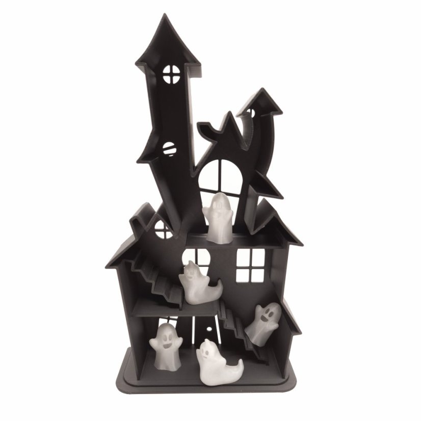 Strašidelný dům - 3D tištěný tác