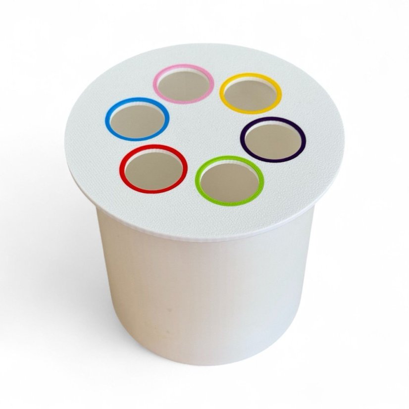 Tubus pro krmíka / papouna - vysoký (10cm) - Barva: Černá