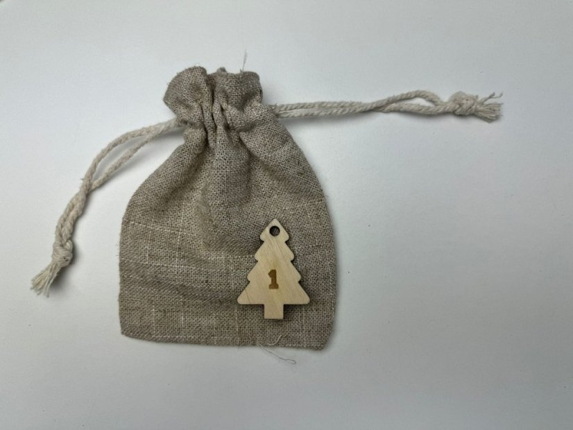 Adventní pytlíčky - sada 24ks