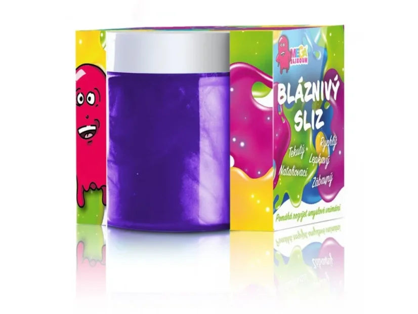 Megaslizoun - bláznivý sliz - fialový s perletí
