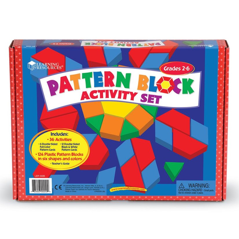 Barevné geometrické tvary - sestava