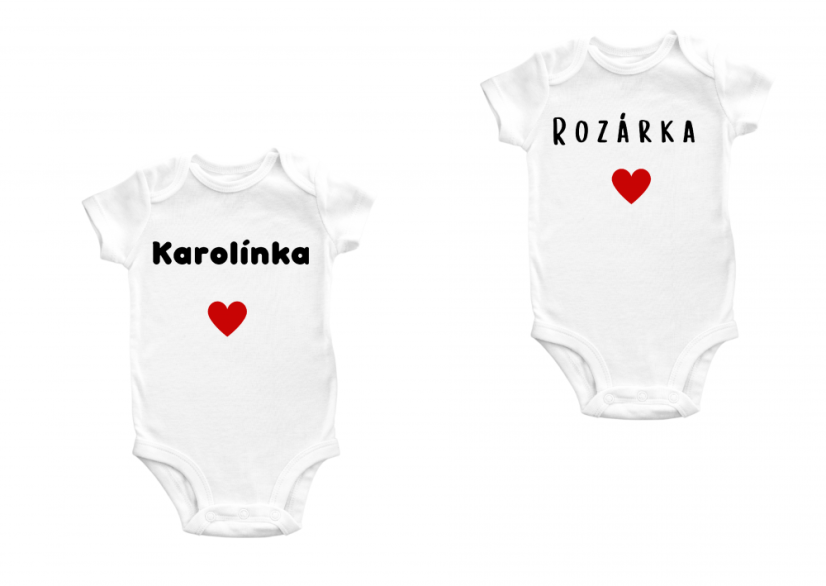 Body krátký rukáv se jménem dítěte - Velikost: 3 - 6 měsíců, Typ písma: Lukášek