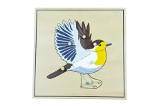 Puzzle s kostrou - pták