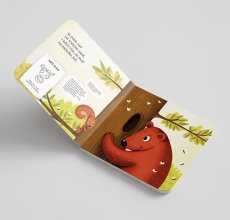 Kniha Lesní medvídek - znakování s miminky