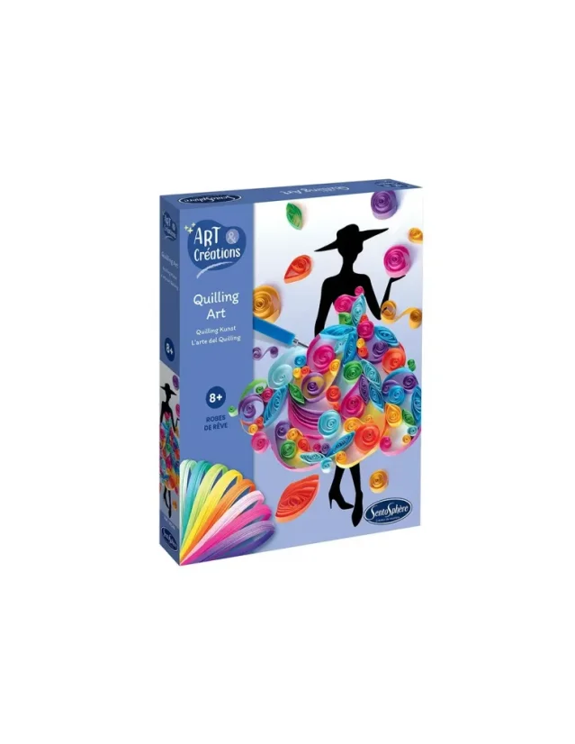 QUILLING ART - Šaty snů