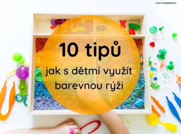 10 tipů na aktivity s barevnou rýží: Kreativní zábava pro rozvoj smyslů dětí