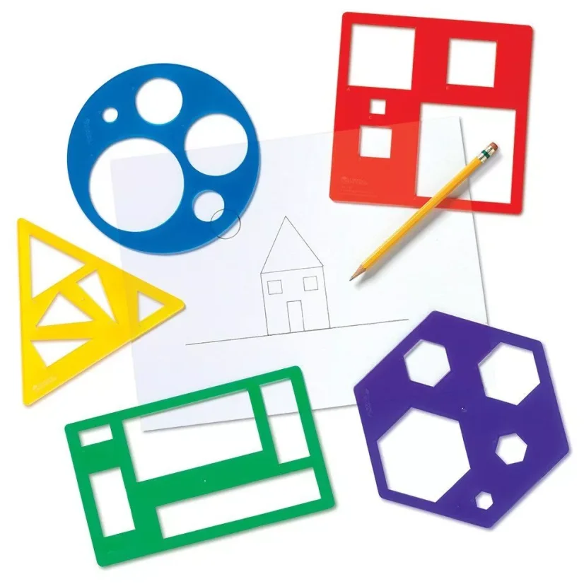 Šablony základních geometrických tvarů