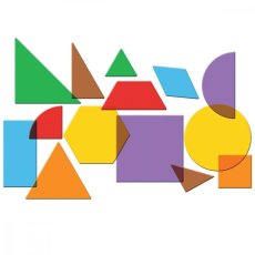 Průsvitné geometrické tvary