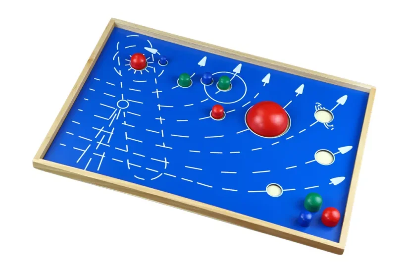Moyo Montessori Puzzle - mapa - 9 planet