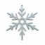 Dřevěná sněhová vločka