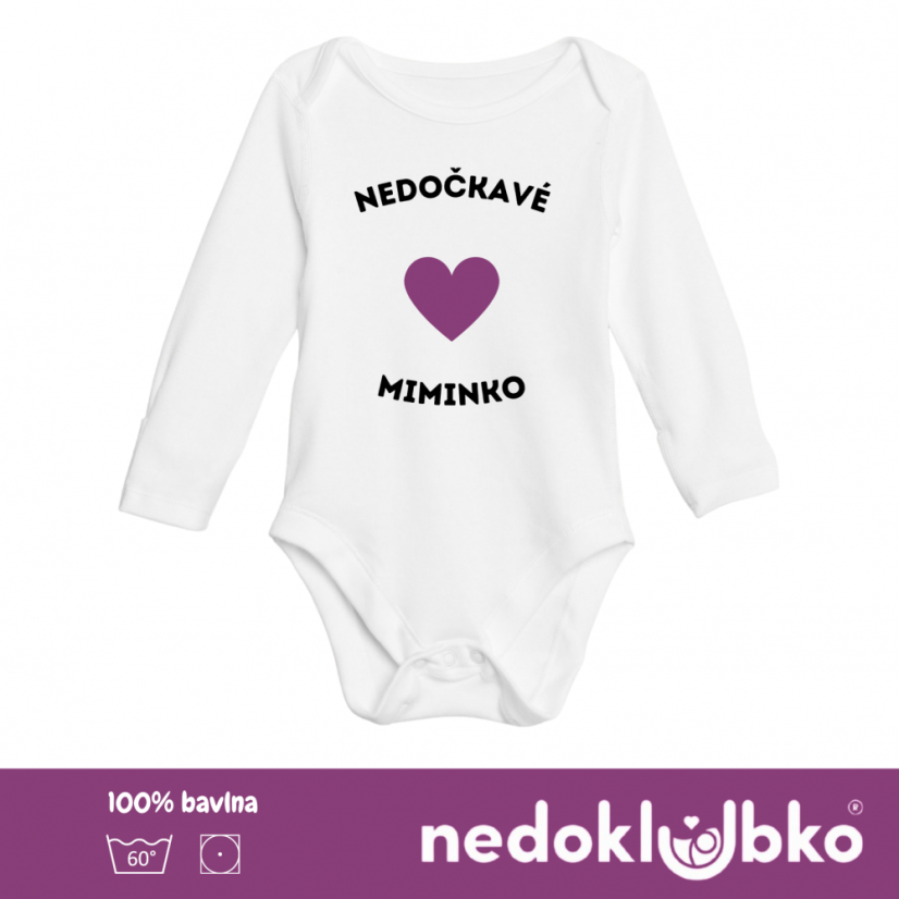 Body - nedočkavé miminko - Velikost: 0 - 3 měsíce