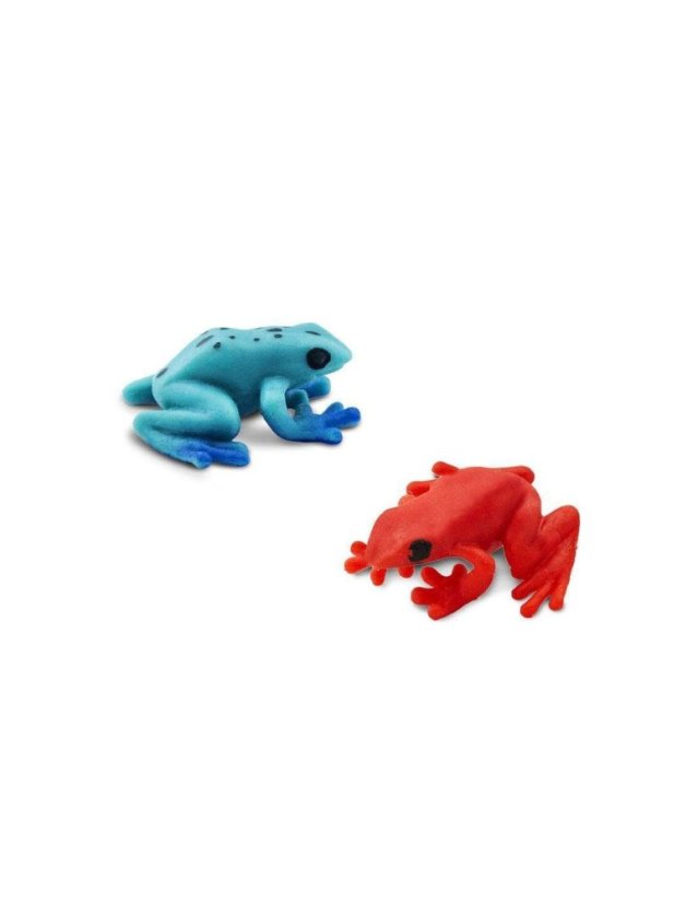 Miniatura - Jedovatá žába 1ks - Barva: Červená