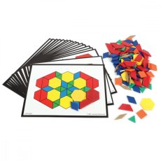 Barevné geometrické tvary - sestava