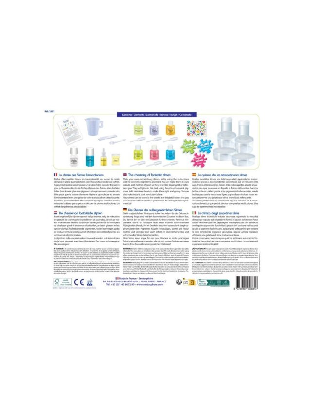 Sada na výrobu slizu s efekty