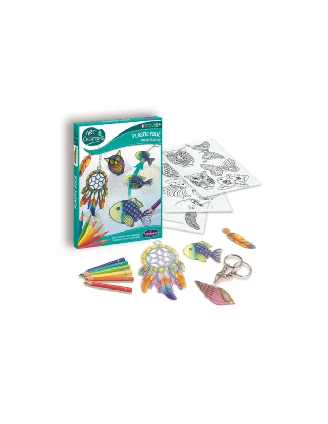 Magická smršťovací fólie - klíčenky a magnetky