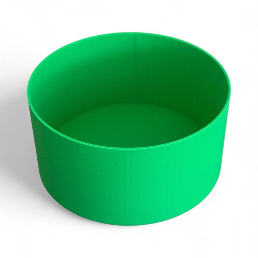 Tubus pro krmíka / papouna - nízky (5cm) - Barva: Zelená