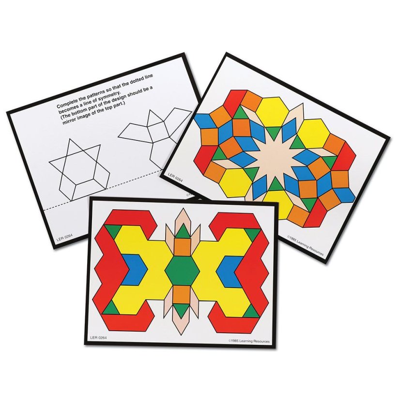 Barevné geometrické tvary - sestava