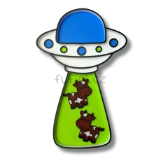 UFO - 3D tištěný tác + 2 kravičky