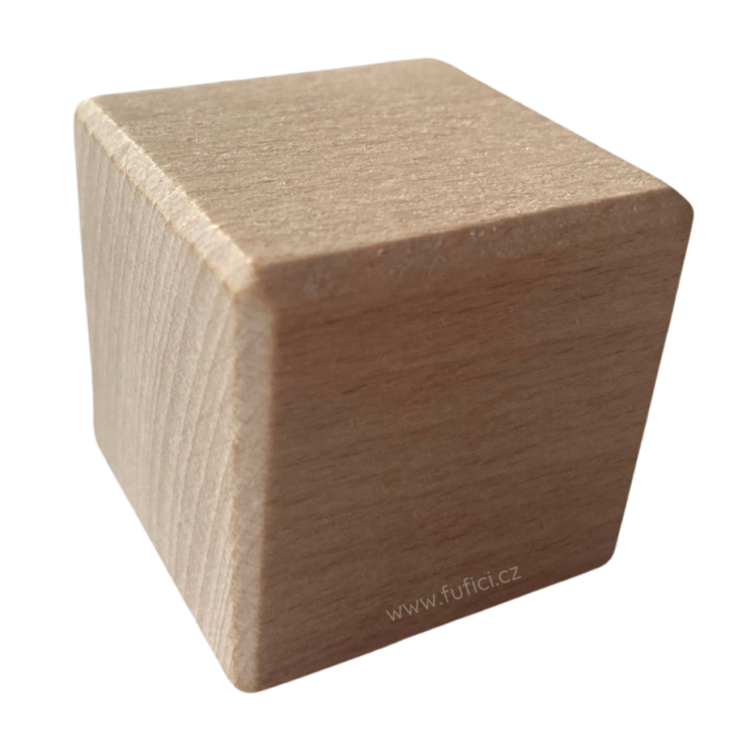 Dřevěná kostka 4x4x4cm