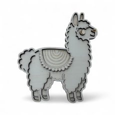 Lama - dřevěný tác