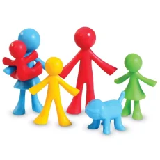Learning Resources Figurky - Rodina, 24 ks