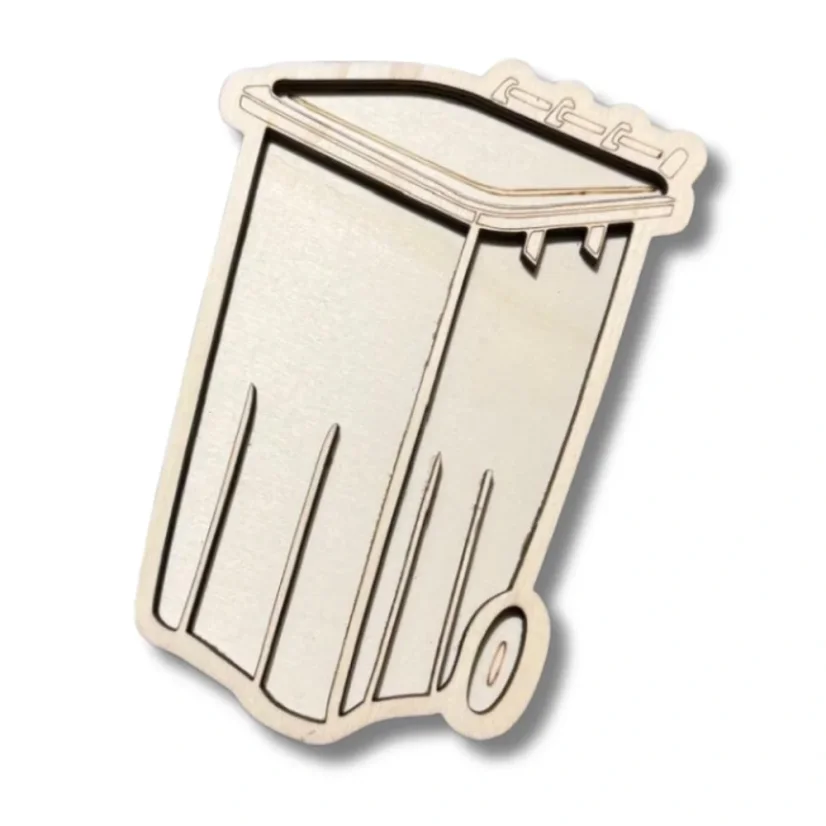 Popelnice - dřevěný tác