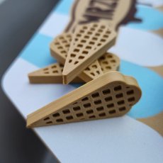 Dekorace na zmrzlinu - sušenky 4ks